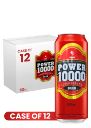 Power 10000 Strong Beer Can 50Cl X 12 Case