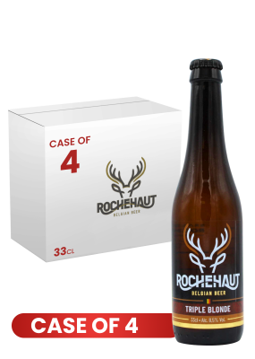 Rochehaut Tripel Blonde Belgian Beer Btl 33Cl X 4 Case